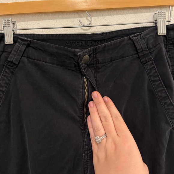 American Eagle Cargo Pants Black Size 8 - Picture 5 of 6